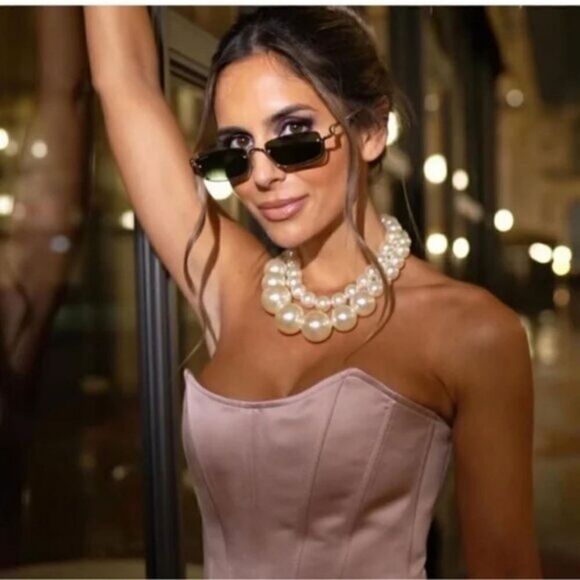 ZARA 2- Pack of pearl necklaces BLOGGERS FAV - Picture 11 of 15